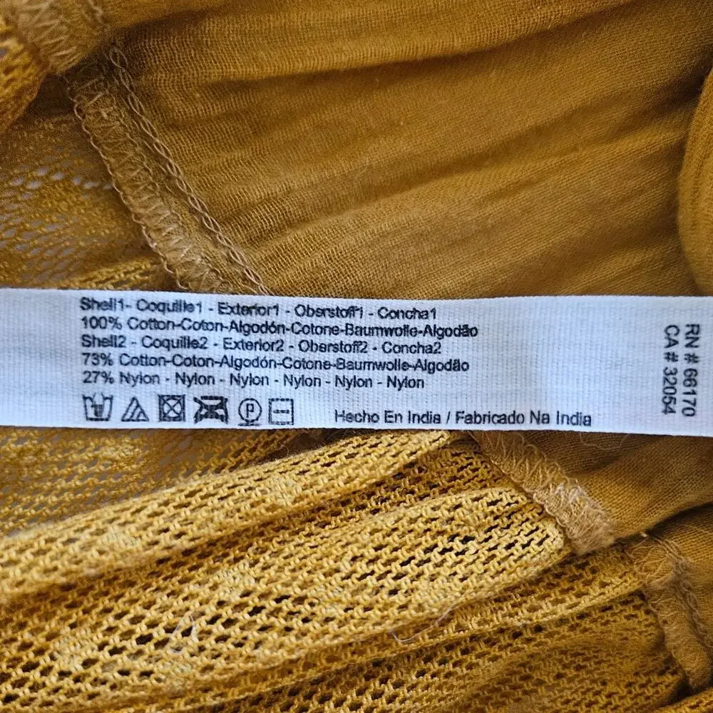 Free People Festival Crinkle Mesh Detail Mini Skirt, Size L - Picture 7 of 10